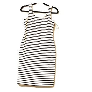 Stripes all over dress